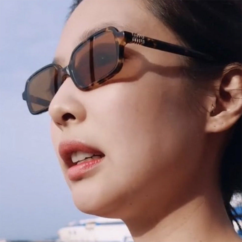 Square Frame Sunglasses Women UV Protection Stylish Durable Lightweight Eyewear