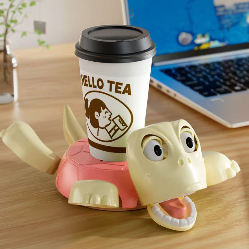 3D-Printed Turtle Coaster Stress Relief Insulated Mug Holder Home Office Decor