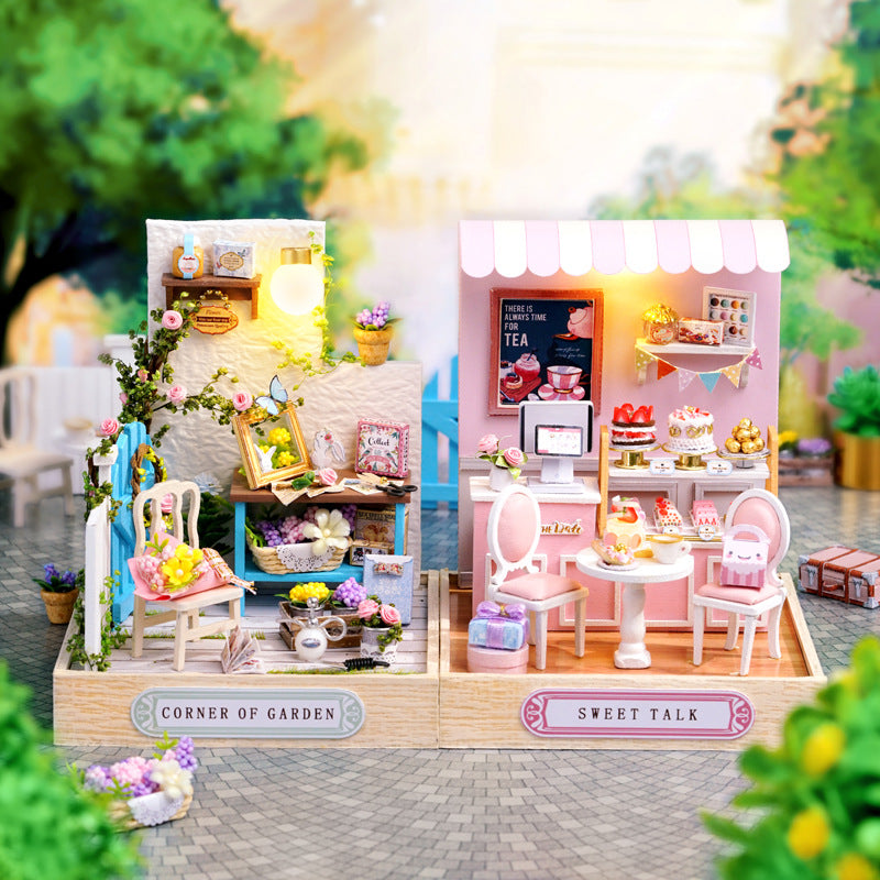 DIY Miniature House Model Kit Craft Assembly Handcrafted Educational Toy Gift Set