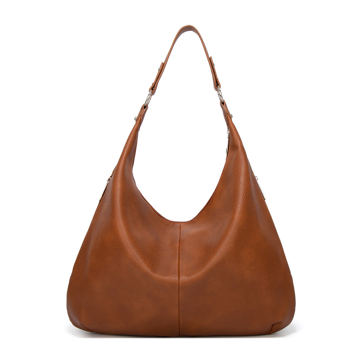 Large Women’s Shoulder Bag Zip Retro Leather Casual Daily Use Tote Bags