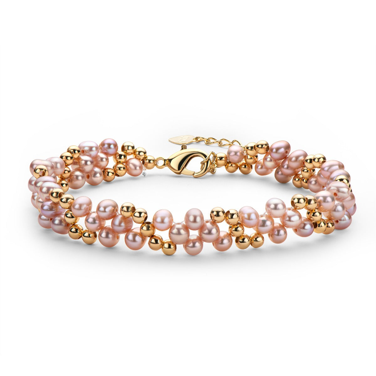 Elegant 14K Gold Plated Freshwater Pearl Bracelet Jewellery Premium