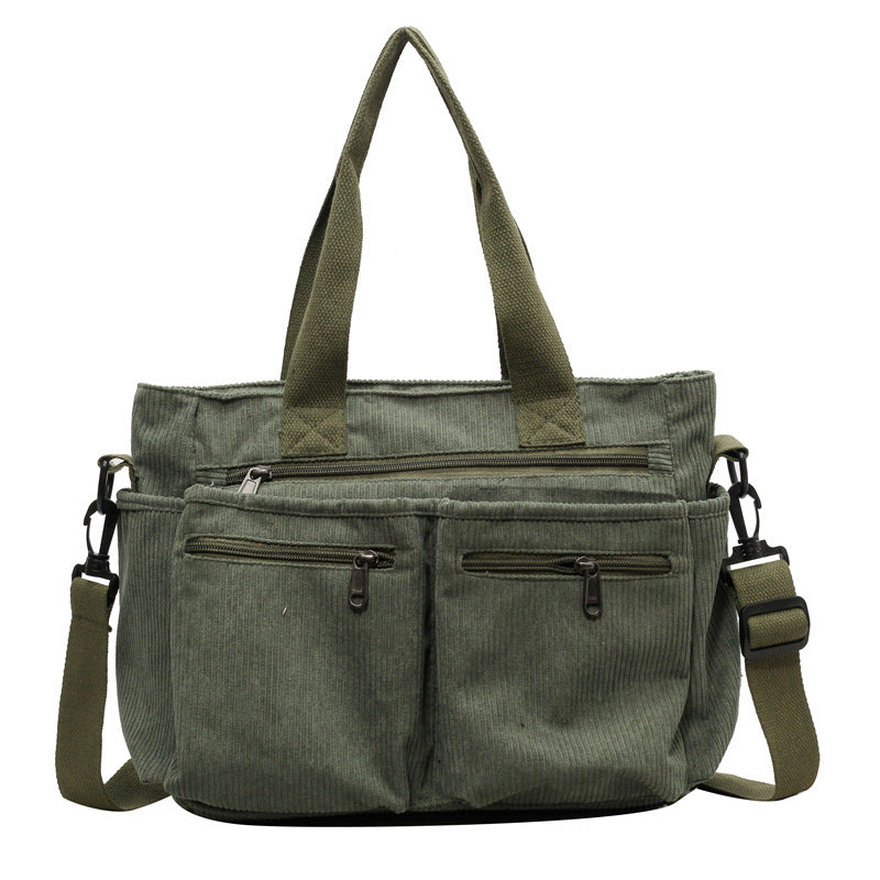 Velvet Crossbody Bag Expansive Storage Secure Zipper Adjustable Shoulder Strap