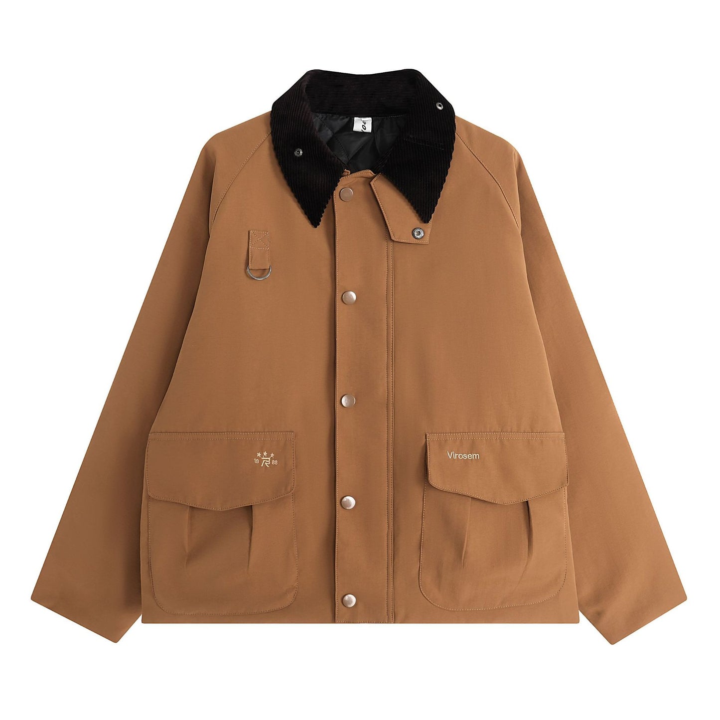 Unisex Urban Deconstructed Winter Jacket Enhanced with Thick Cotton Insulation