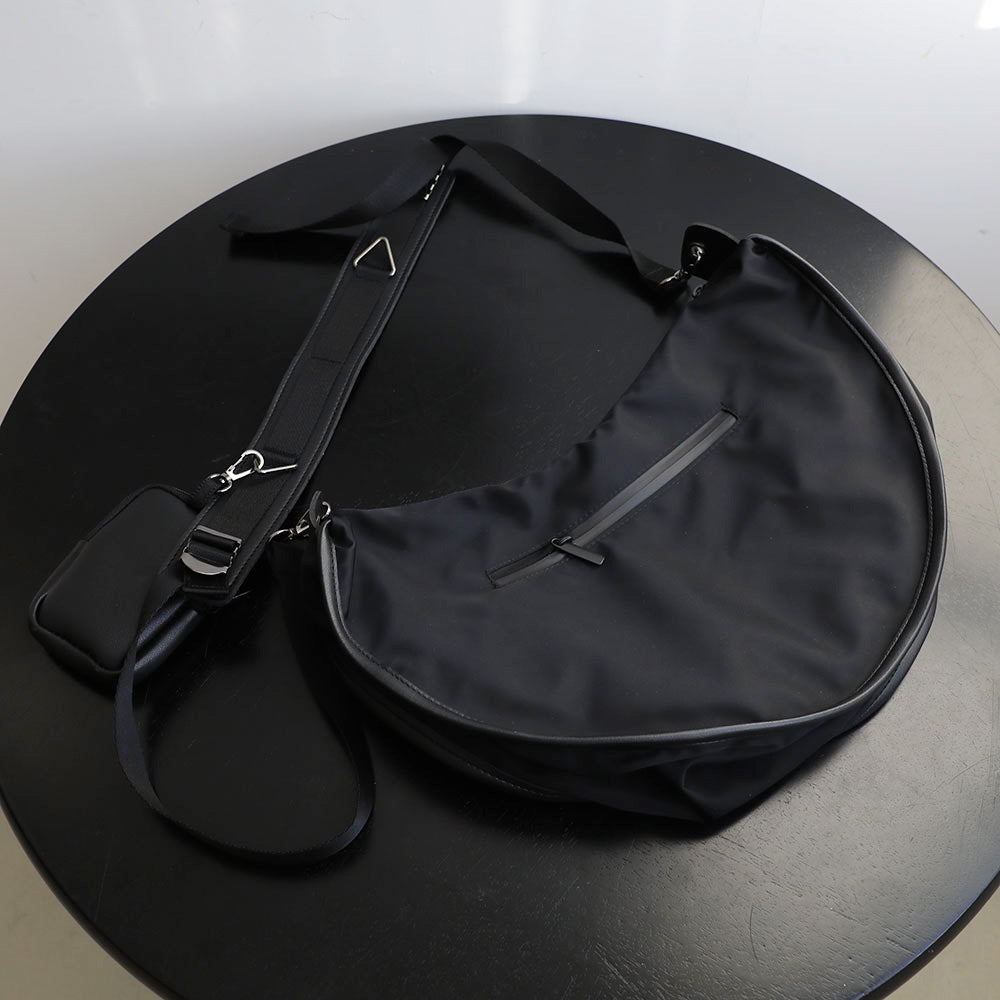 Nylon Dumpling Bag Convertible Shoulder Messenger Men Fashion Accessory Durable