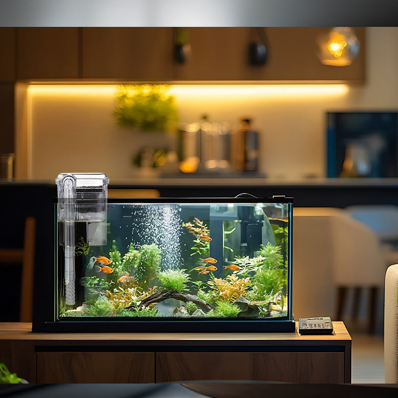USB or Plug Aquarium Filter 2.5W 250L/H Small Tank Water Purifier 30cm Max Size