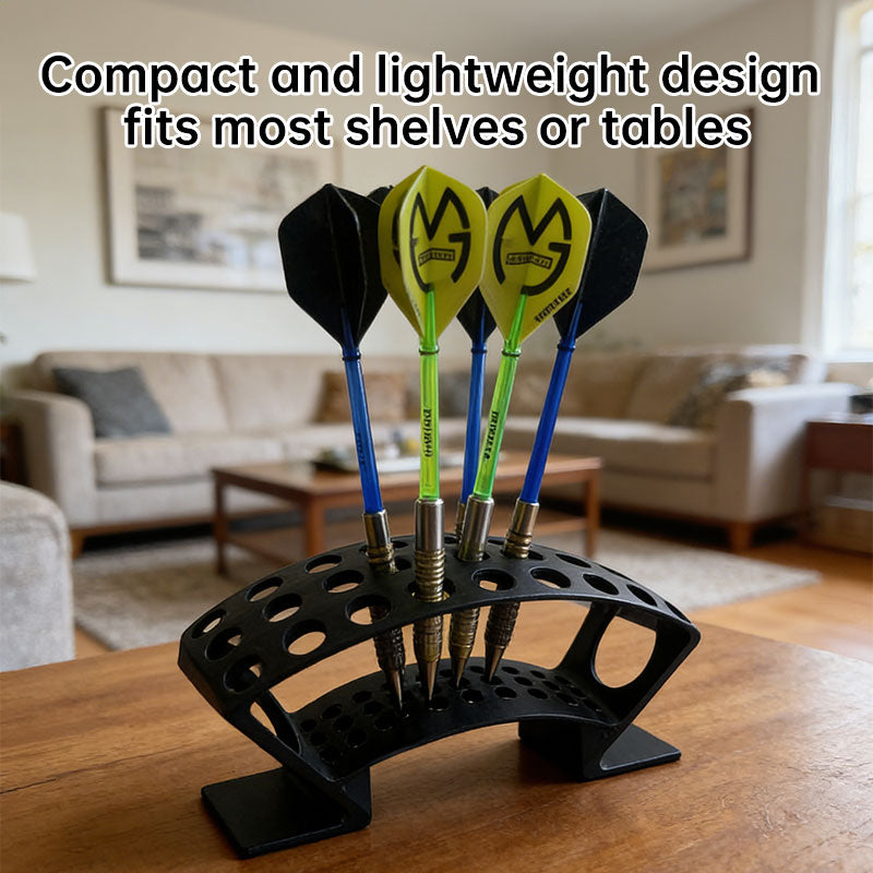 27-Slot Dart Stand Holder | Dartboard Accessory Organizer High Volume Storage