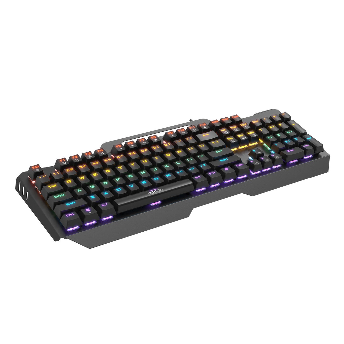 Wired RGB Mechanical Metal Gaming Keyboard LED Game Office Home