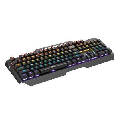 Wired RGB Mechanical Metal Gaming Keyboard LED Game Office Home