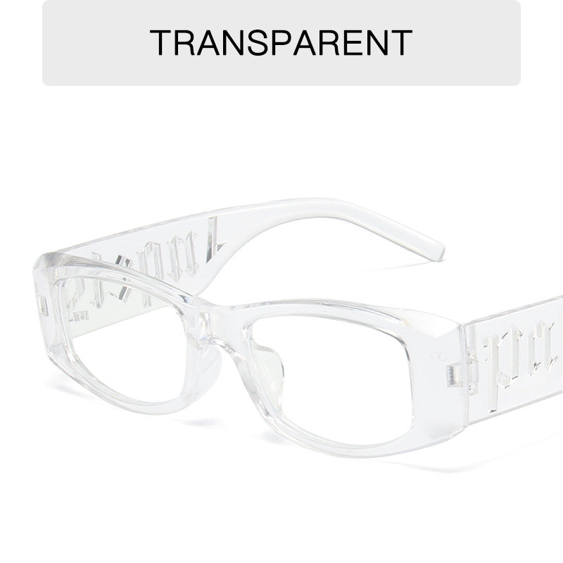 Square Frame Acrylic Lens Non-Polarised UV400 Sunglasses for Daily Sun Safety