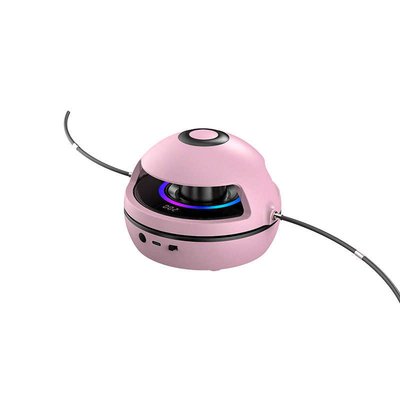 Smart Jump Rope Machine 10-Level Adjustable Speed LED Display Bluetooth Sync