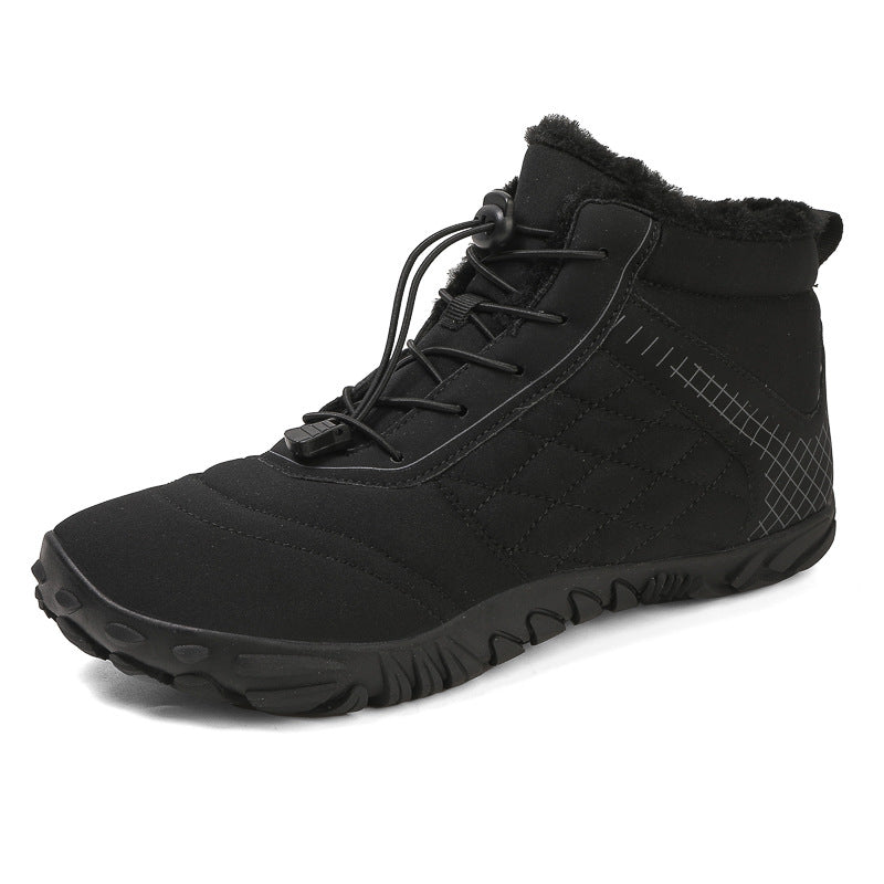Men's & Women's Mid-Cut Non-Slip Hiking Shoes Warm Cotton Cold-Resistant Outdoor