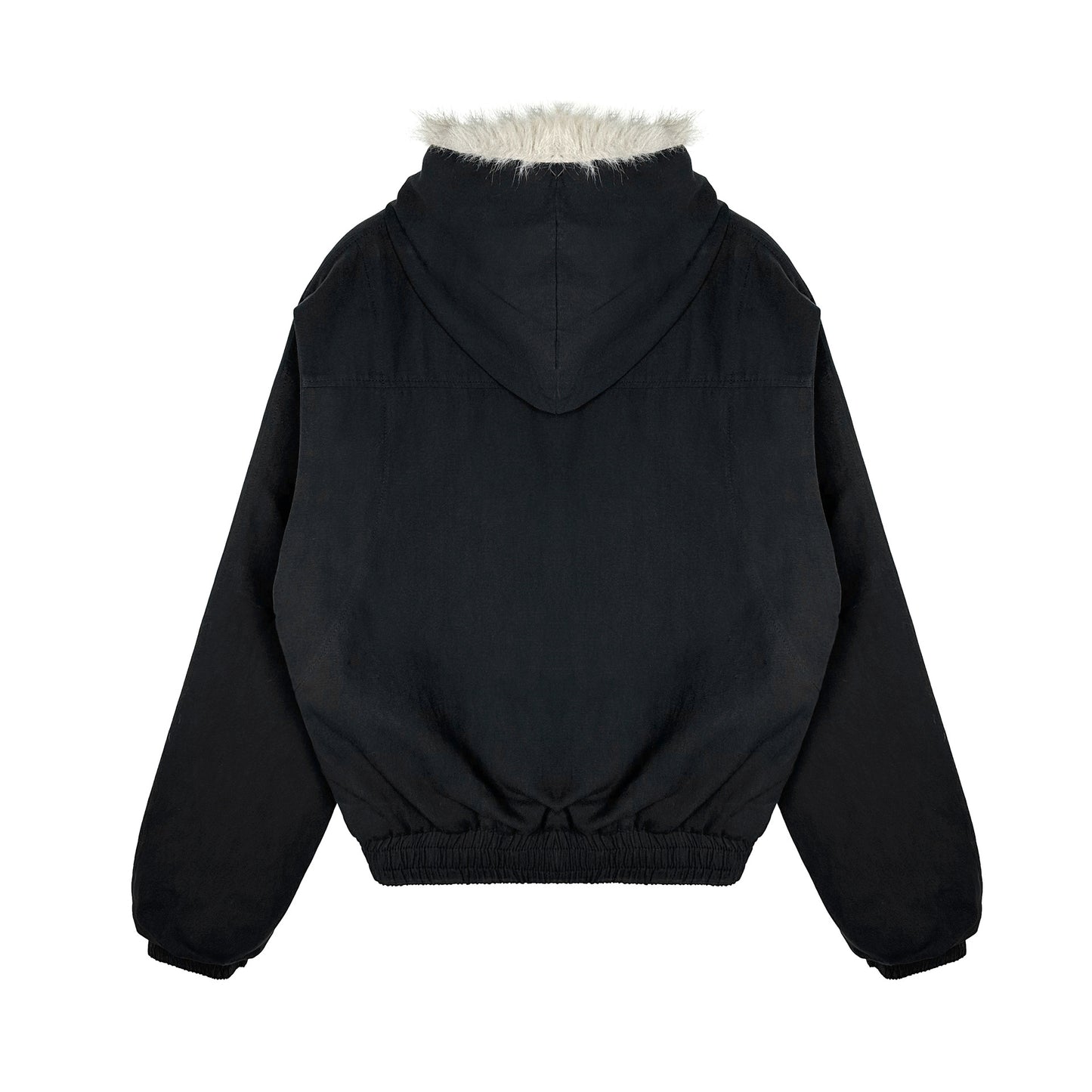 Men's Winter Cotton Jacket Casual Mountain Hawk Design Deconstructed Loose Fit