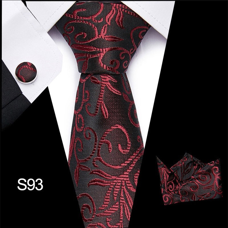 Men's 3pc Tie Set Suit Accessory 53 Options Elegant Designs Smart Business