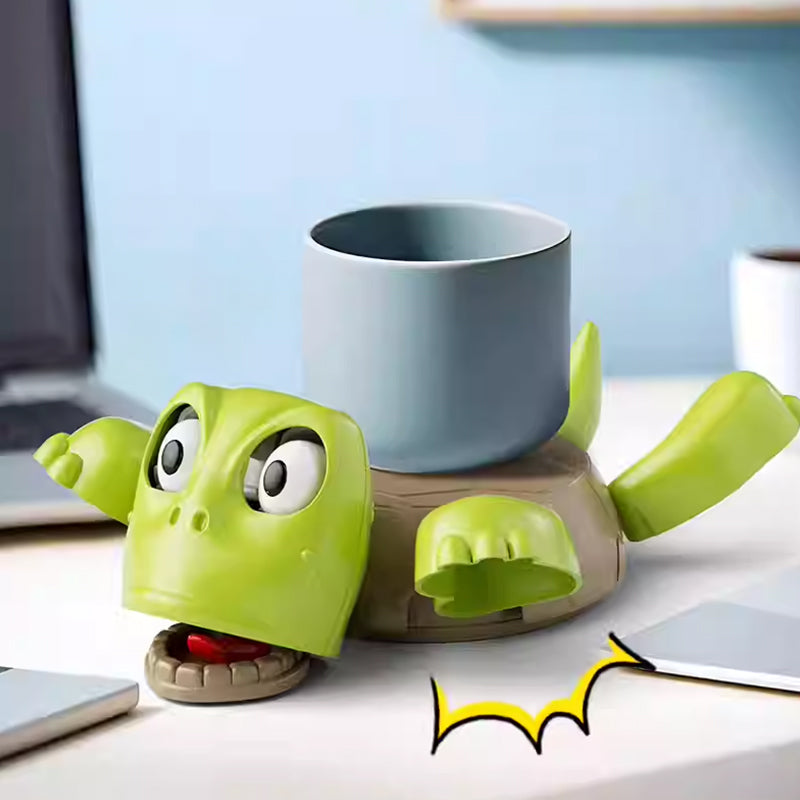 3D-Printed Turtle Coaster Stress Relief Insulated Mug Holder Home Office Decor