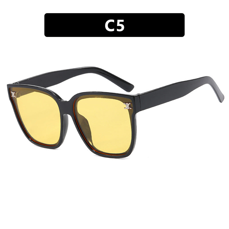 Women's Advanced UV Protection Sunglasses Trendy Slimming Large Frame Eyewear