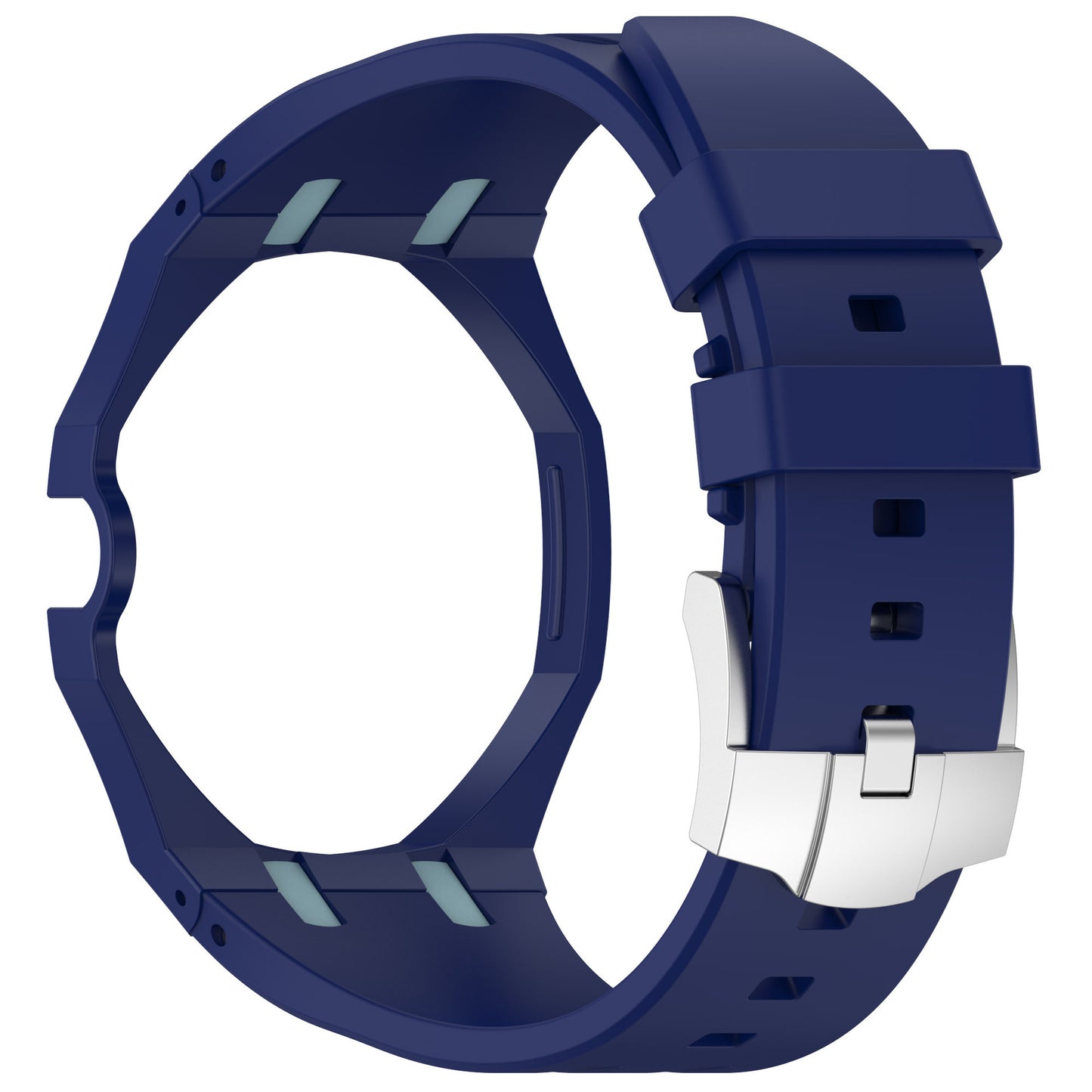 Fits AP X Swatch Royal Pop 20mm Silicone Strap Pin Buckle Octagonal Multi Holes