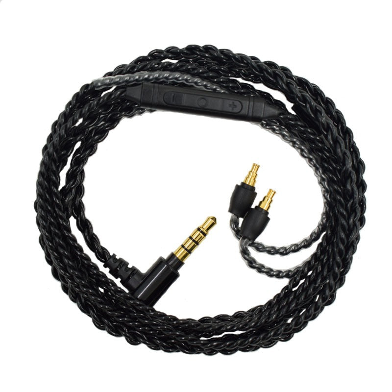 Replacement Silver Plated Audio Cable for Sennheiser IE40 PRO Headphones Mic