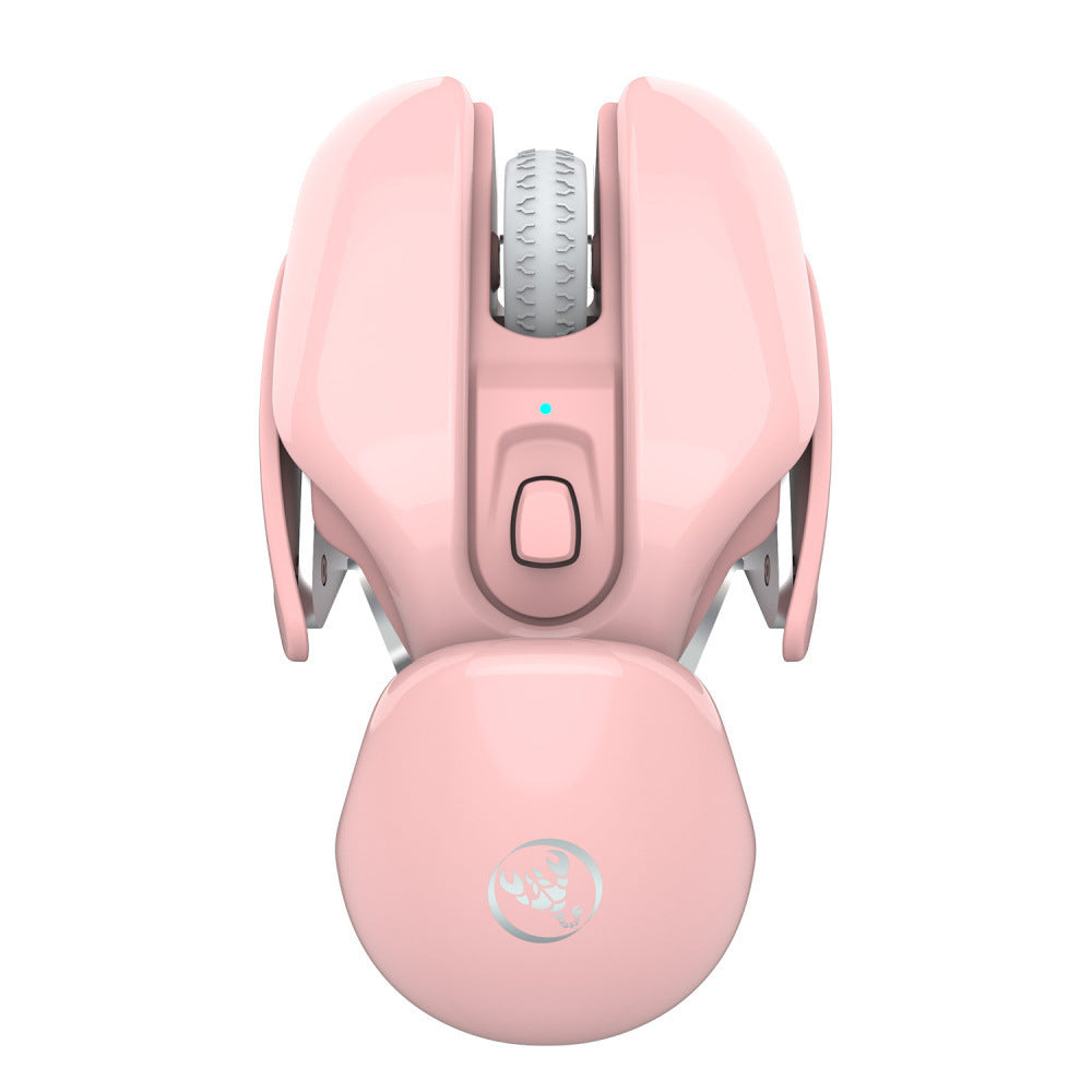 Wireless Ergonomic Rechargeable Mouse Adjustable DPI USB Laptop Gaming Mice