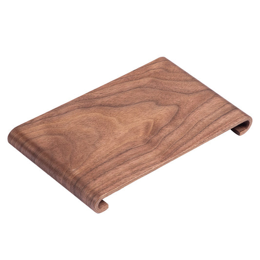 Walnut Tea Tray Wooden Candle Holder Desktop Storage Decorative Serving Plate