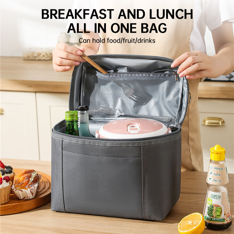 Insulated Lunch Bag Waterproof Leakproof Thermal Cooler for Work Travel Picnic
