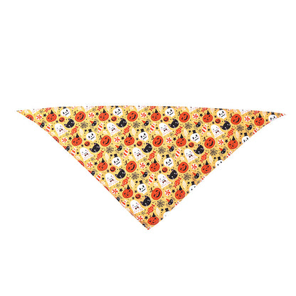 Adjustable Holiday Festive Pet Bandana Scarf Bib Seasonal Design for Dogs Cats