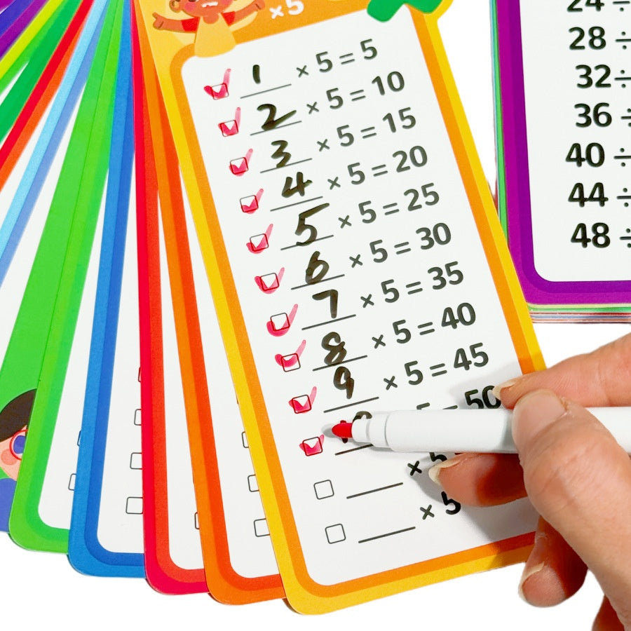 Early Education Arithmetic Learning Math Flash Cards Enhance Calculation Skills