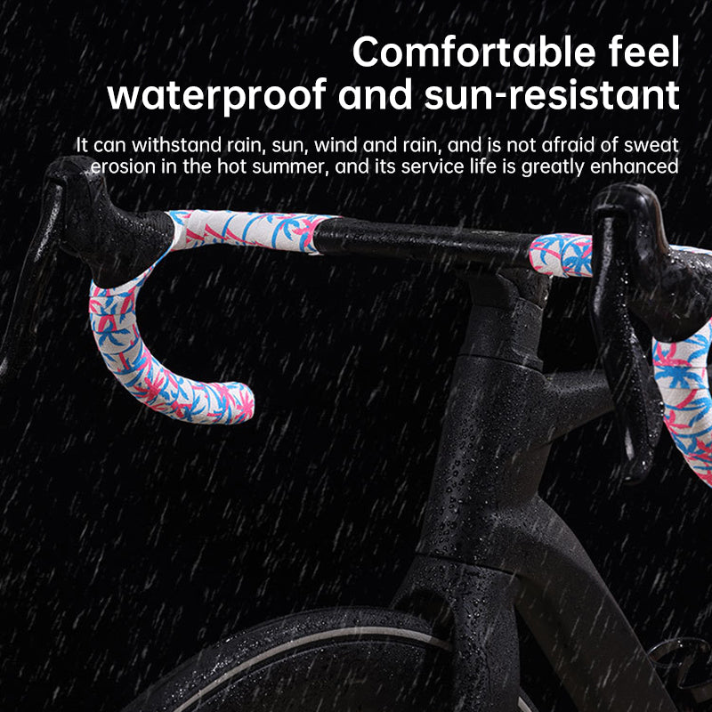 EVA PU Road Bike Handlebar Tape Anti-Slip Shock Absorbing Durable with End Plugs