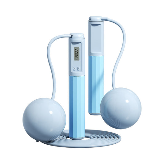 Adjustable Sports Skipping Rope Silicone Ball Speed Fitness Training Equipment