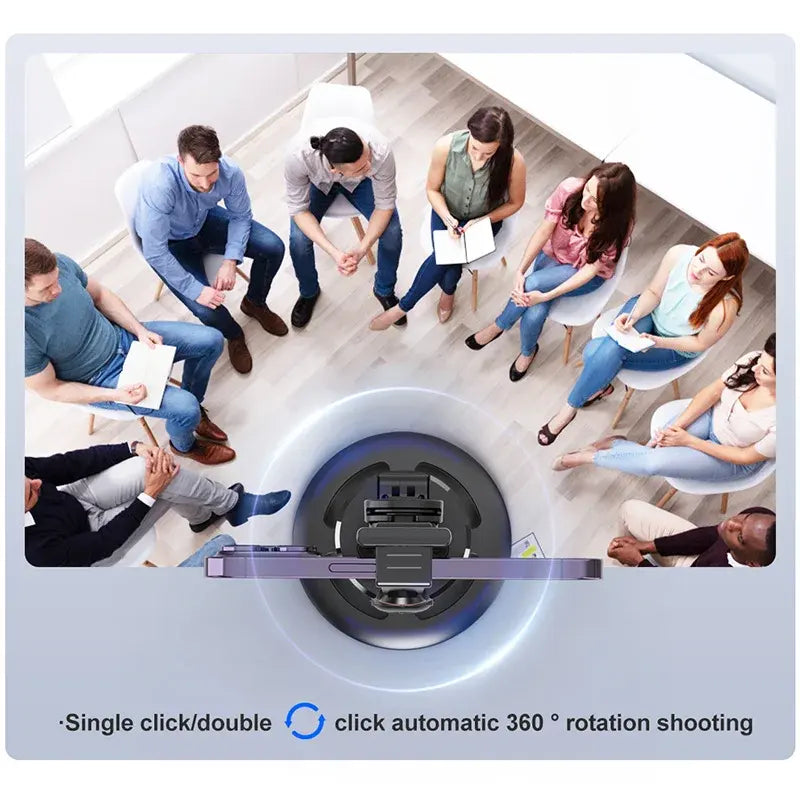 360° Auto Face Tracking Phone Stand Holder Gimbal Stabilizer Wireless Remote Control