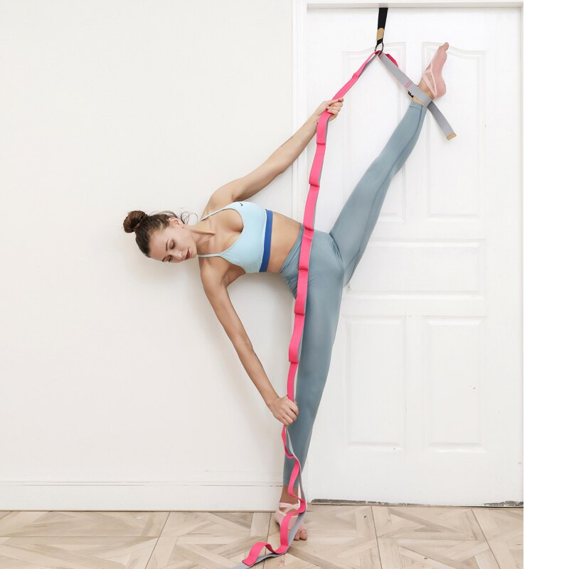 Yoga Stretch Belt Leg Stretcher Strap Ballet Dance Gymnastics Fitness Training