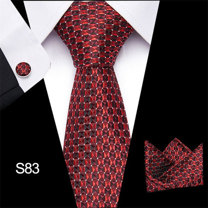 Men's 3pc Tie Set Suit Accessory 53 Options Elegant Designs Smart Business