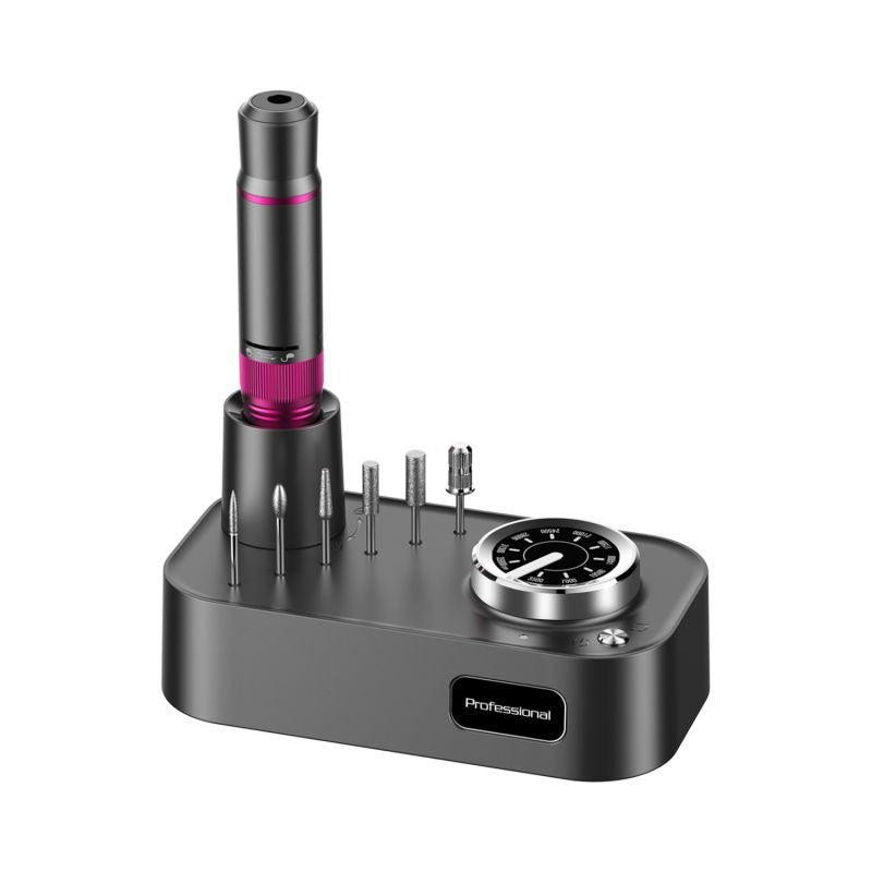 35k RPM Professional Nail Drill Table Polisher Gel Polishing Machine Salon Grade