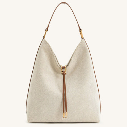 Premium Genuine Leather Tote Shoulder Bag Luxurious Durable Spacious Accessory