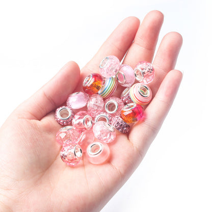 DIY Children’s Bracelet Kit, Bulk Charms & Beads, Gift Box, Kids Jewelry Making