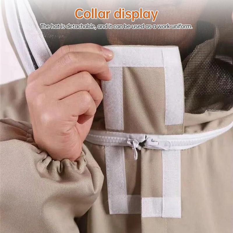 Beekeeper Protective Full Body Suit Ventilated Mesh Safety Apparel Gloves Included