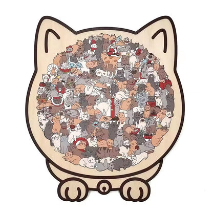 Morandi Cat 135 Piece Puzzle Brain Training Family Interaction Game Gift
