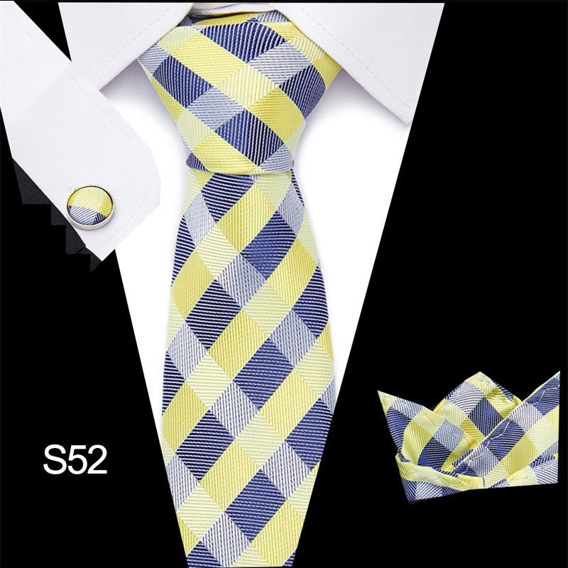 Men's 3pc Tie Set Suit Accessory 53 Options Elegant Designs Smart Business