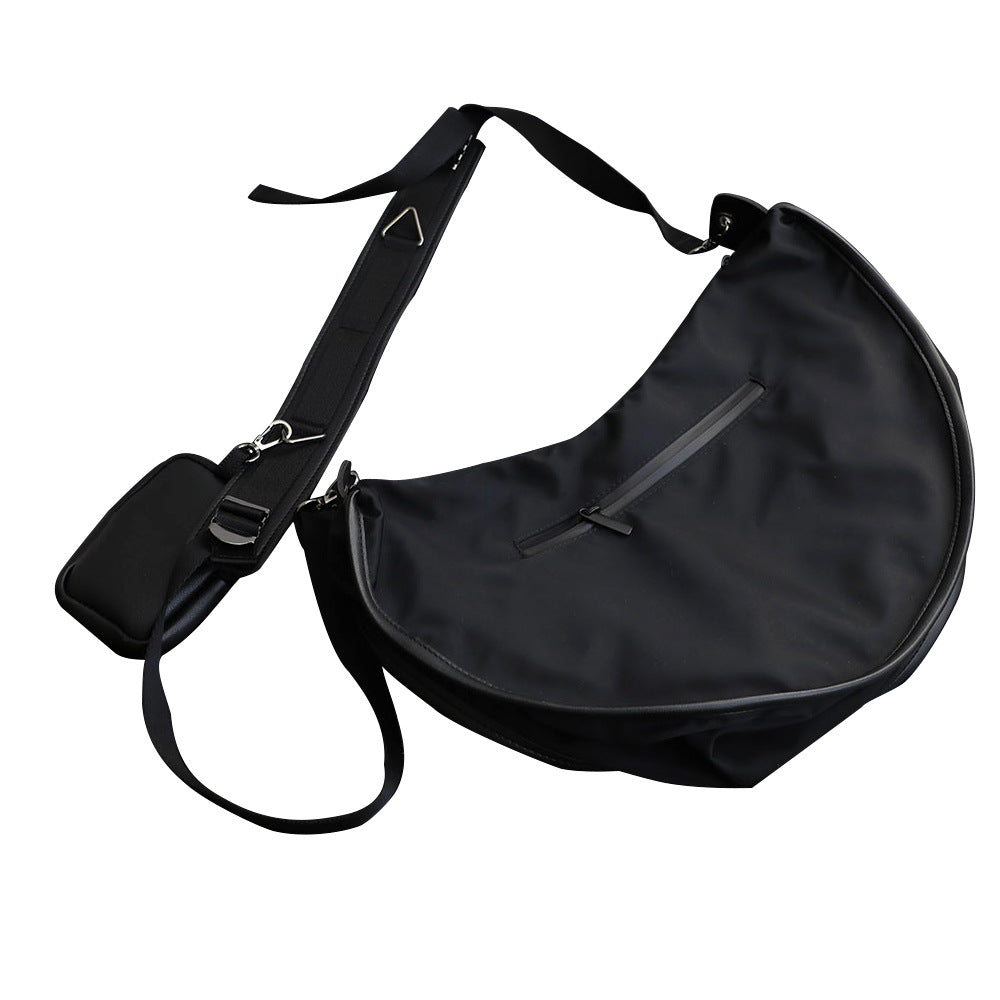 Nylon Dumpling Bag Convertible Shoulder Messenger Men Fashion Accessory Durable