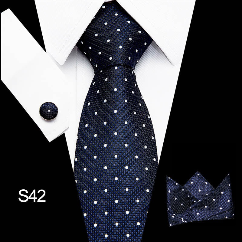Men's 3pc Tie Set Suit Accessory 53 Options Elegant Designs Smart Business