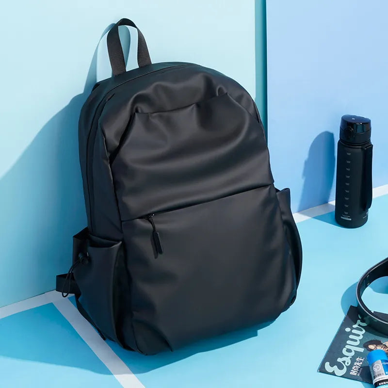 Waterproof Oxford Cloth Large Backpack Bag with Laptop Pocket Side Compartments