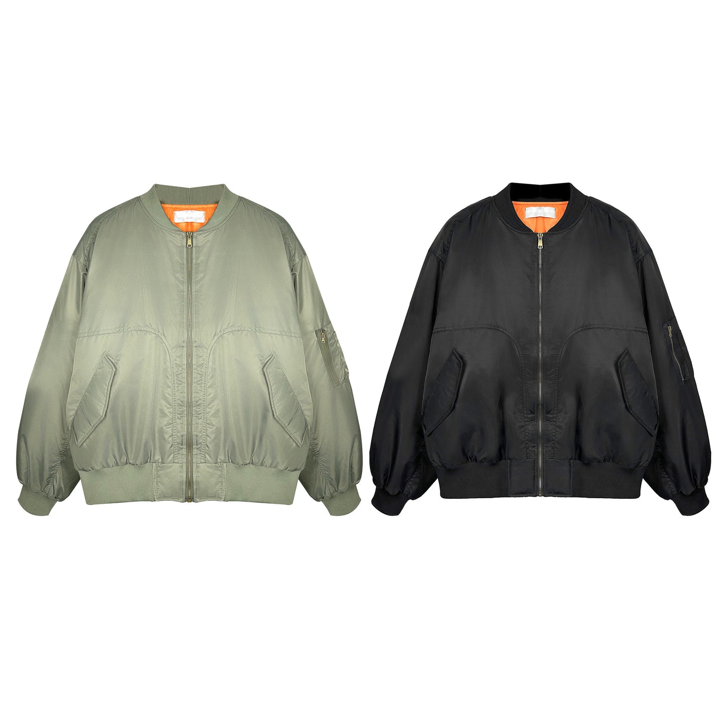 Unisex Casual Winter Cotton Jacket Short Wide Fit Zip Fastening Mens Womens