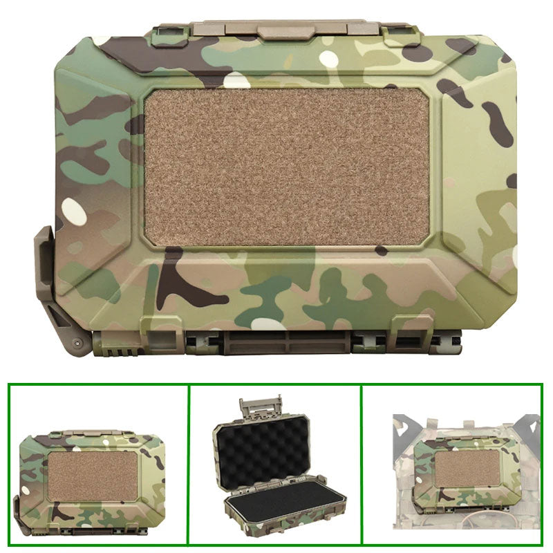 Tactical Waterproof Impact Resistance Case MOLLE Gear Box Lockable Shockproof Storage