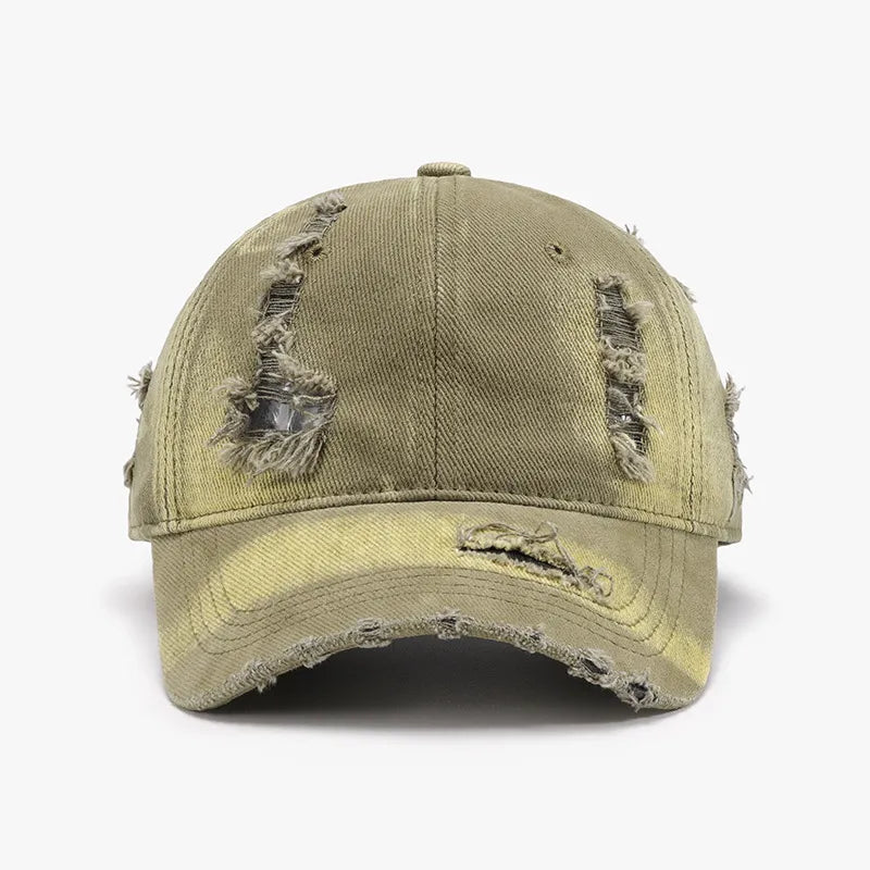 Vintage Casual Sports Distressed Cotton Baseball Cap Outdoor Sun Protection Hat