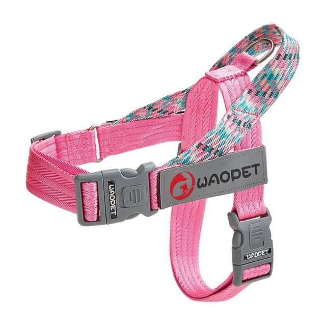 Adjustable Reflective No Pull Durable Collar Dog Harness Pet Walking Training Gear