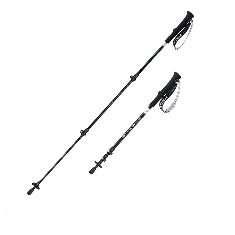 Adjustable Telescopic Carbon Fibre Trekking Pole Lightweight Hiking Accessory