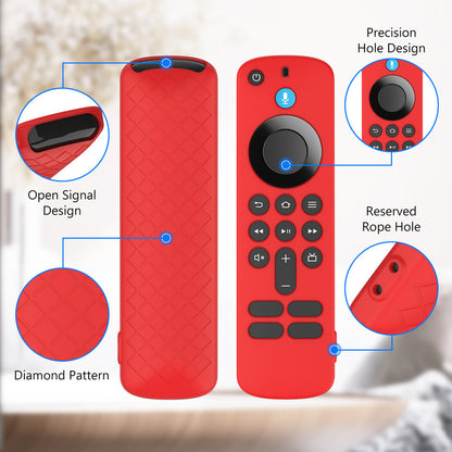 Silicone Protective Case for Fire TV Stick HD/4K - Anti-Slip Shockproof Cover