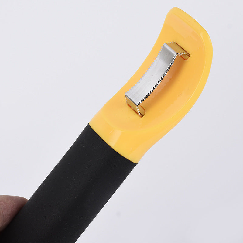 Corn Shaver Kitchen Utensil Serrated Blade Protective Cover Hanging Hole 15cm