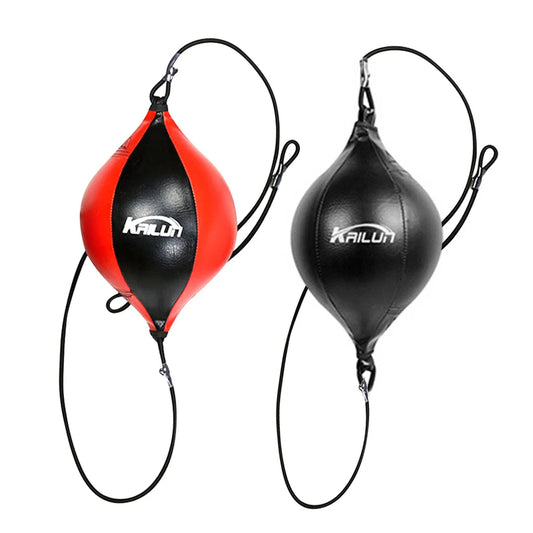 PU Leather Double End Boxing Speed Bag Reflex Ball for Enhanced Training Fitness