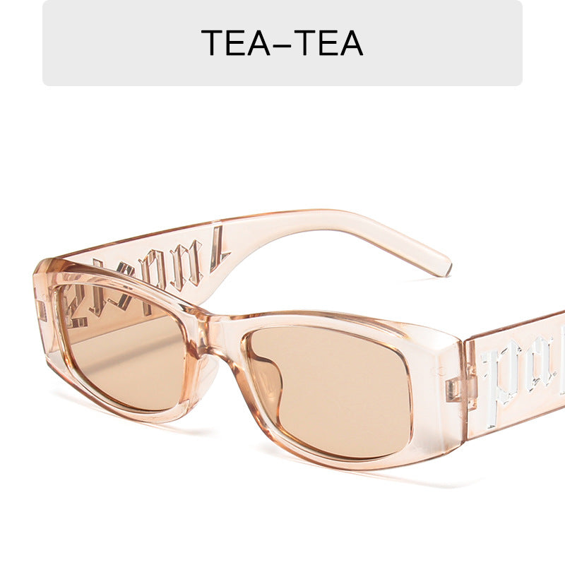 Square Frame Acrylic Lens Non-Polarised UV400 Sunglasses for Daily Sun Safety