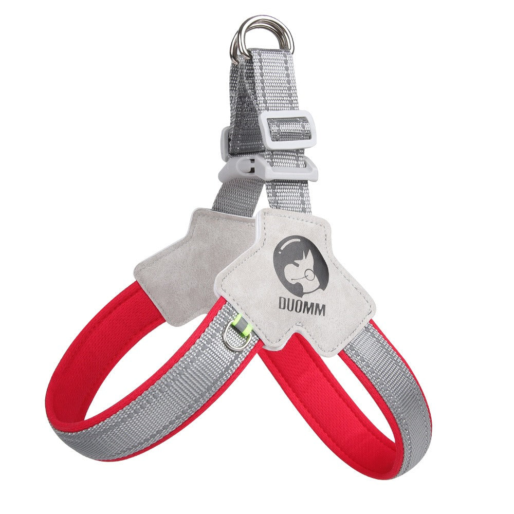 Reflective Adjustable Dog Harness Breathable No-Pull Vest for Small & Large Dogs